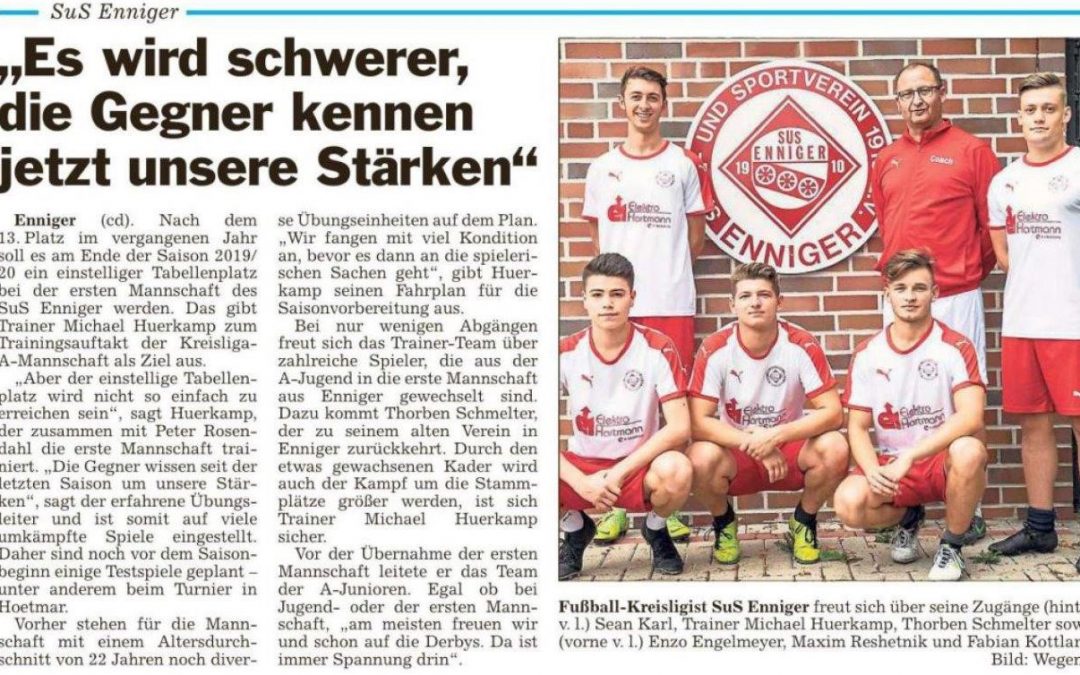 Fussball Willkommen Bei Sus 1910 Enniger E V
